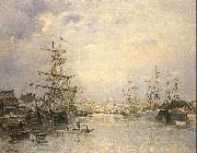 Lepine, Stanislas The Port of Caen oil painting artist